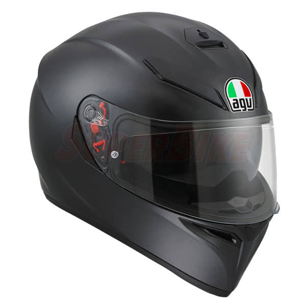 CASCO AGV K-3 SOLID MATT BLACK