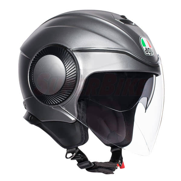 CASCO AGV ORBYT SOLID MATT GREY - Clicca l'immagine per chiudere