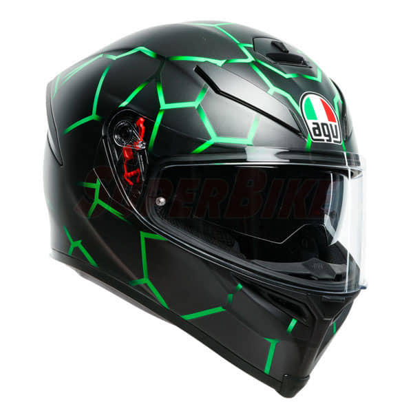 CASCO AGV VULCANUM GREEN - Clicca l'immagine per chiudere