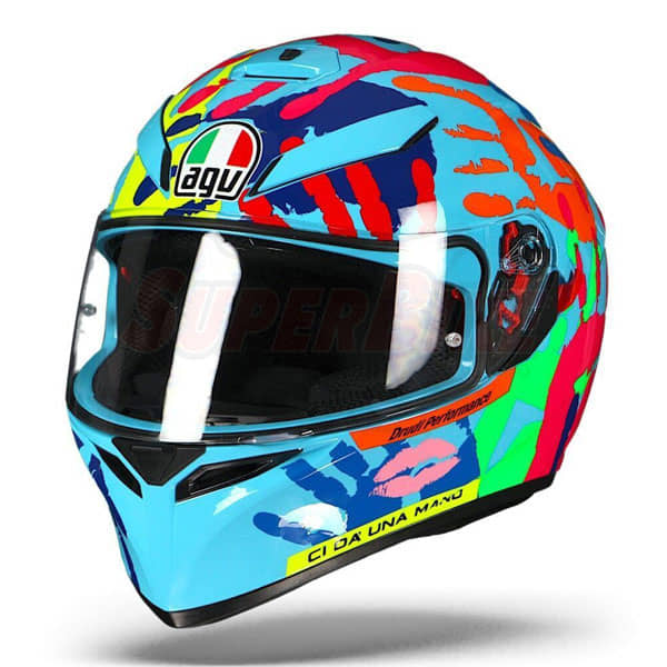 CASCO AGV K-3 SV E2205 TOP MISANO 2014