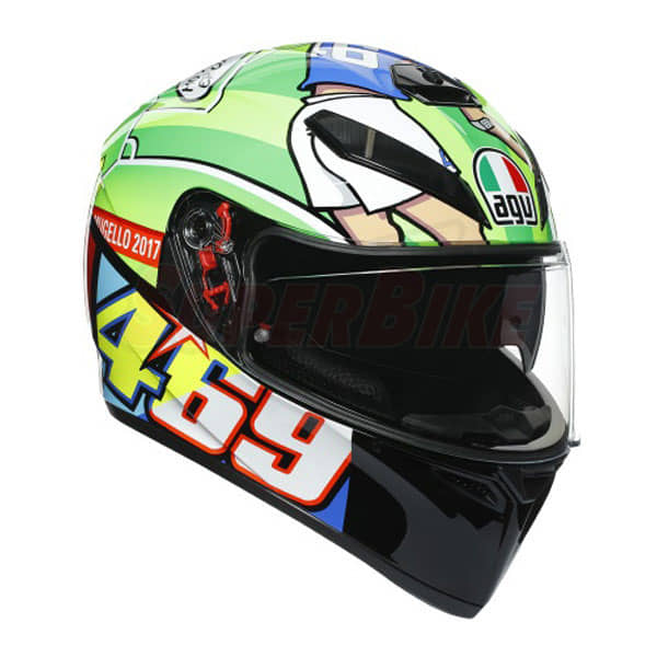 CASCO AGV K3 SV E2205 TOP ROSSI MUGELLO 2017