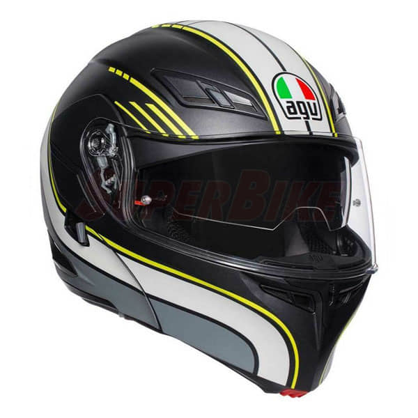 CASCO AGV COMPACT BOSTON BLACK GREY YELLOW