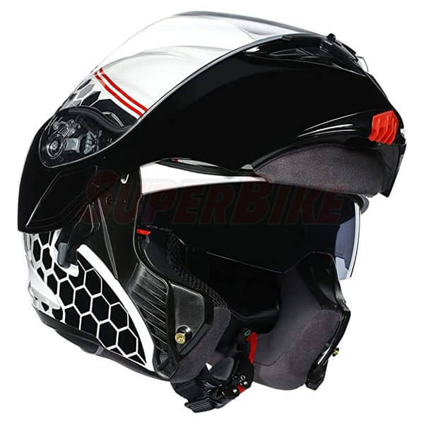 CASCO AGV COMPACT ST MULTI PLK DETROIT WHITE BLACK