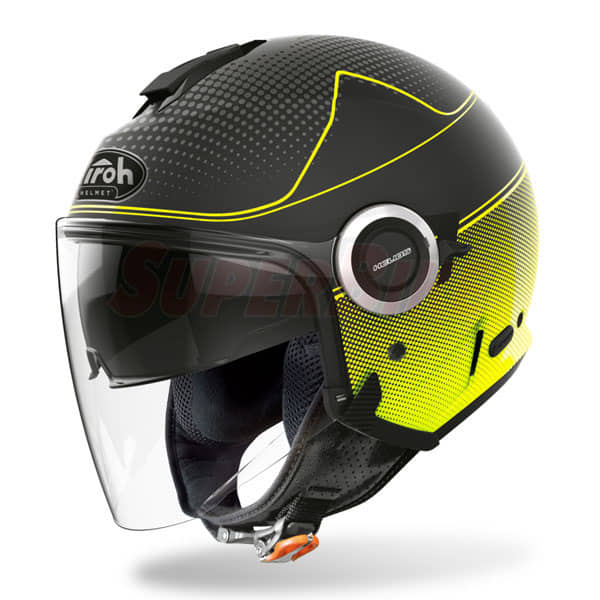 CASCO AIROH HELIOS MAP YELLOW - Clicca l'immagine per chiudere