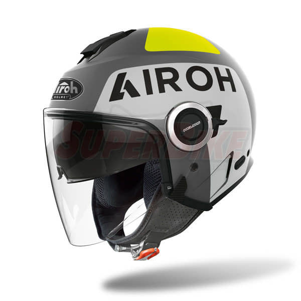 CASCO AIROH HELIOS UP GREY MATT CASCO AIROH HELIOS UP GREY MATT