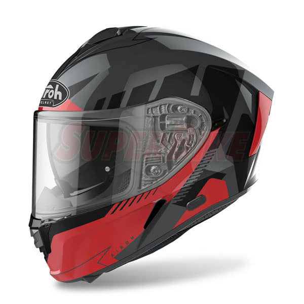 CASCO INTEGRALE AIROH SPARK RISE RED GLOSS