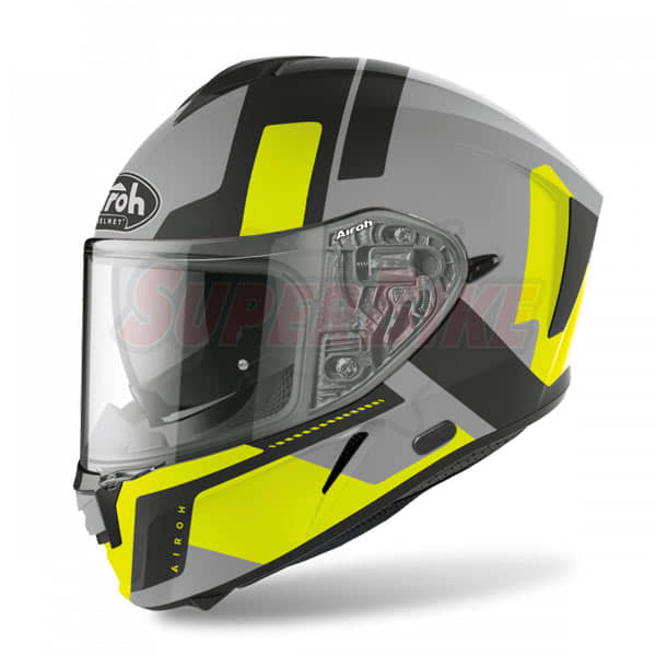 CASCO AIROH SPARK SHOGUN YELLOW MATT