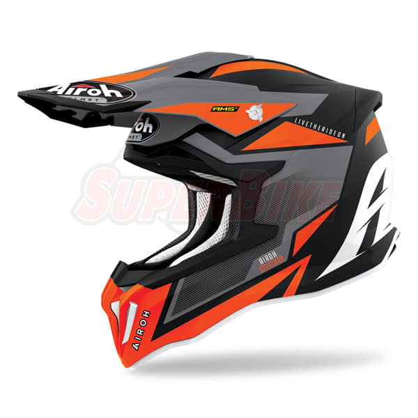 CASCO AIROH STRYCKER AXE ORANGE MATT