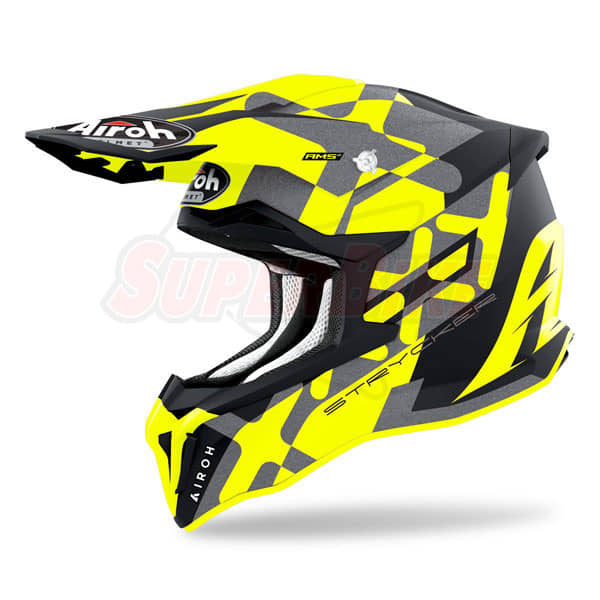 CASCO AIROH STRYCKER YELLOW MATT