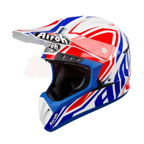 CASCO AIROH SWITCH IMPACT BLUE GLOSS CASCO AIROH SWITCH IMPACT BLUE GLOSS
