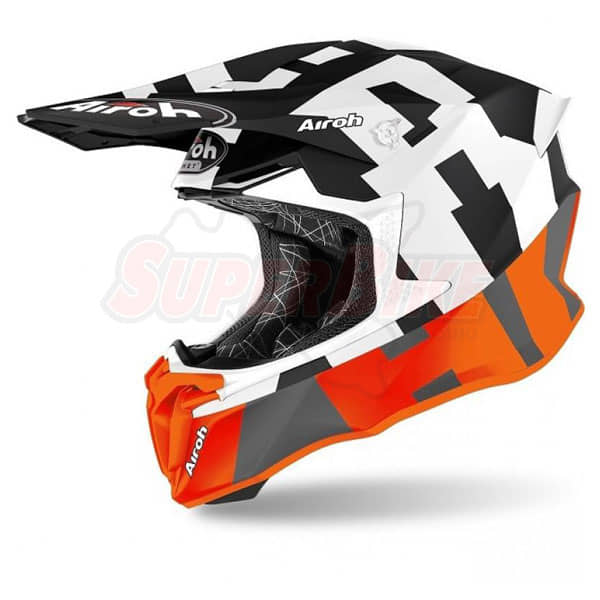 CASCO AIROH TWIST FRAME ORANGE MATT