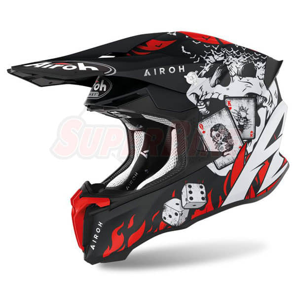 CASCO AIROH TWIST 2.0 HELL MATT