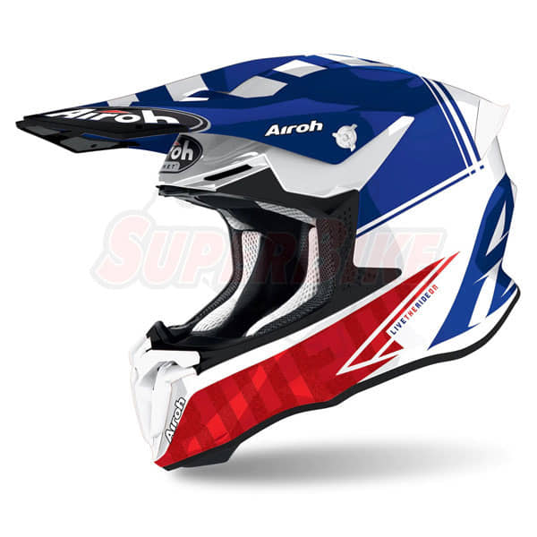 CASCO AIROH TWIST 2.0 TECH BLUE GLOSS