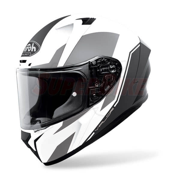 CASCO AIROH VALOR WINGS WHITE