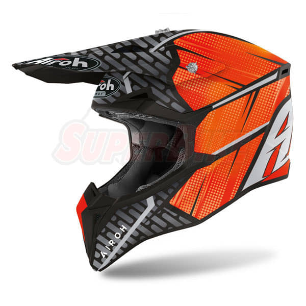 CASCO AIROH WRAAP IDOL ORANGE MATT