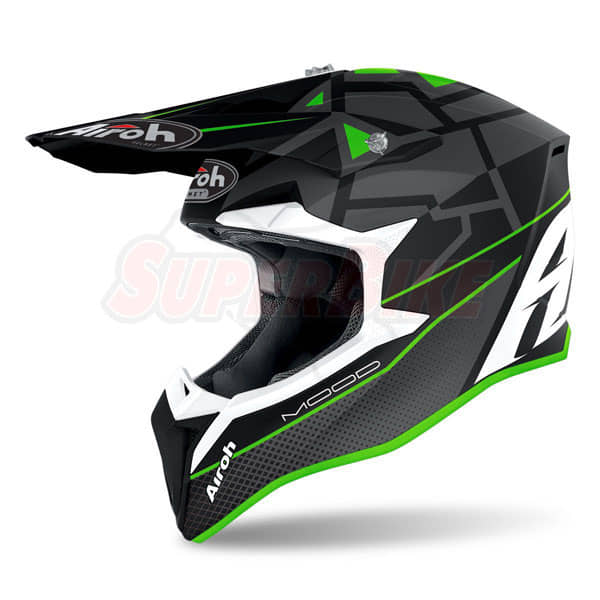 CASCO AIROH WRAAP MOOD GREEN MATT