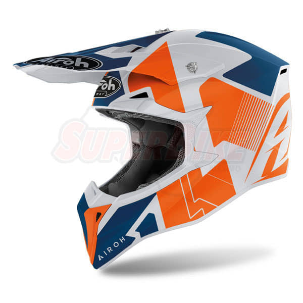 CASCO AIROH WRAAP RAZE ORANGE MATT