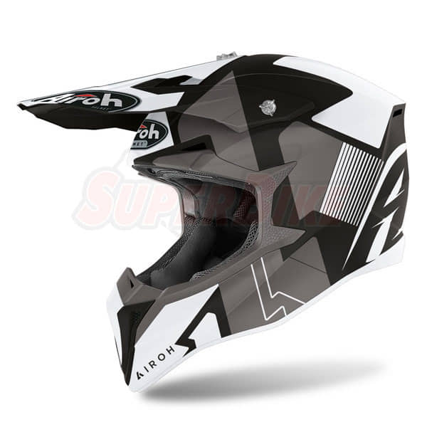 CASCO AIROH WRAAP RAZE BLACK MATT - Clicca l'immagine per chiudere