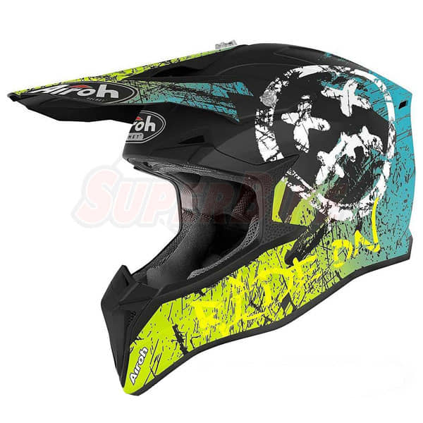 CASCO AIROH WRAAP SMILE YELLOW MATT