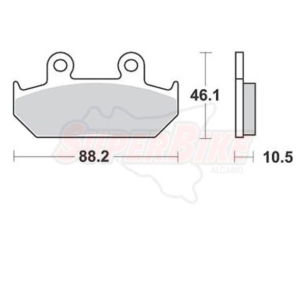 PASTIGLIE FRENI ENTRY LEVEL SEMI METALLIC