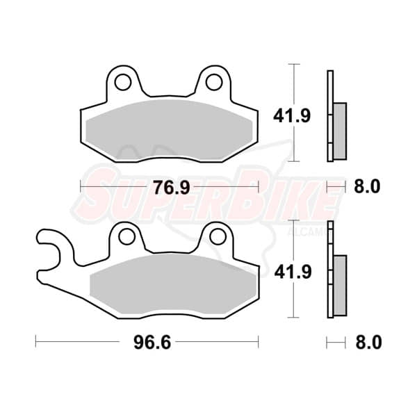 PASTIGLIE FRENI ENTRY LEVEL SEMI METALLIC