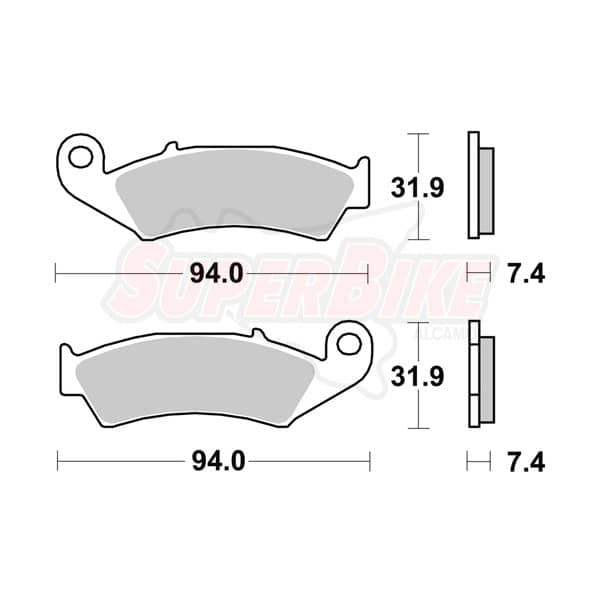 PASTIGLIE FRENI ENTRY LEVEL SEMI METALLIC