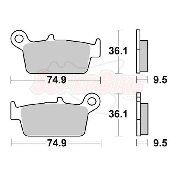 PASTIGLIE FRENI PAD SINTERED LARGE RANGE - Clicca l'immagine per chiudere