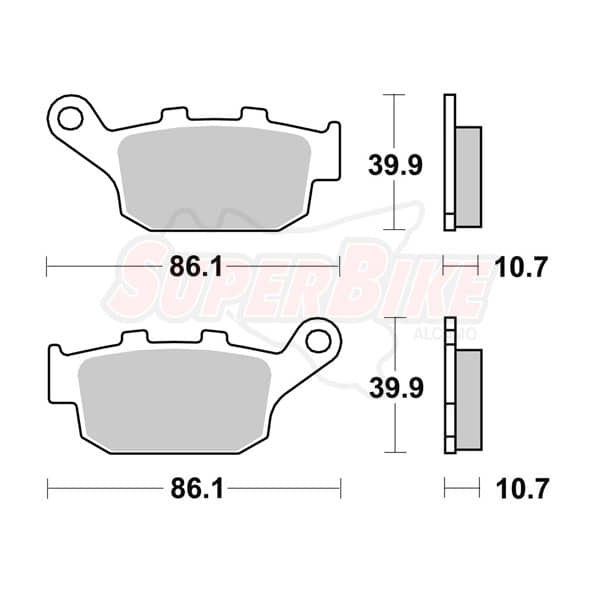 PASTIGLIE FRENI ENTRY LEVEL SEMI METALLIC