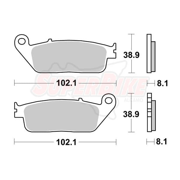 PASTIGLIE FRENI ENTRY LEVEL SEMI METALLIC - Clicca l'immagine per chiudere