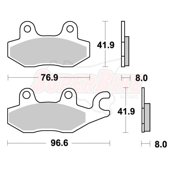 PASTIGLIE FRENI ENTRY LEVEL SEMI METALLIC - Clicca l'immagine per chiudere