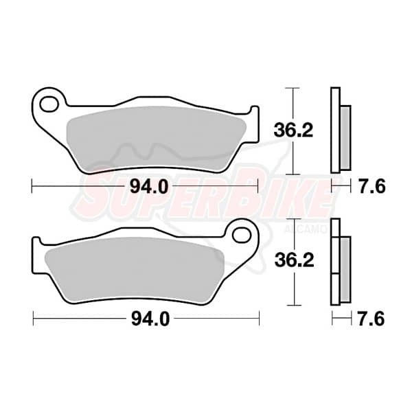 PASTIGLIE FRENI PAD SINTERED LARGE RANGE