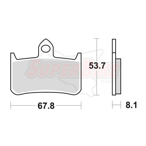 PASTIGLIE FRENI ENTRY LEVEL SEMI METALLIC