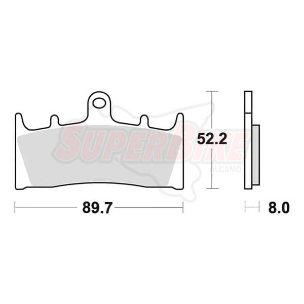 PASTIGLIE FRENI PAD SINTERED RACING EXTRA GRIP