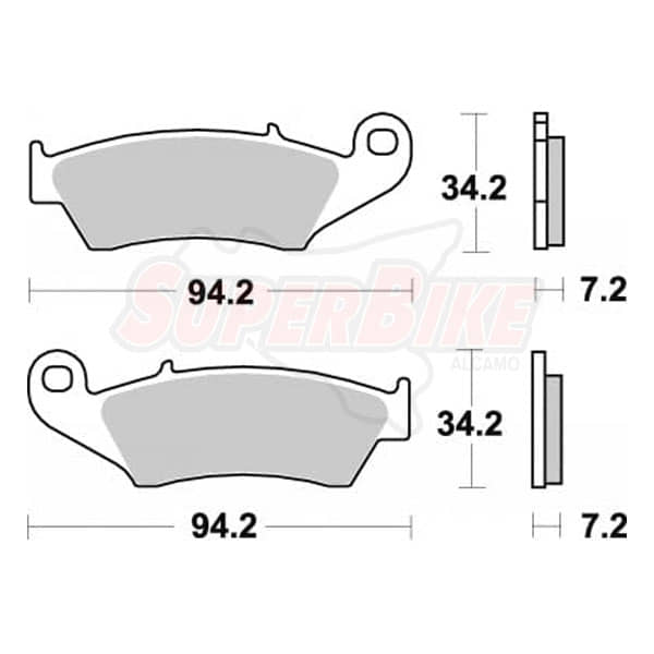 PASTIGLIE FRENI PAD SINTERED EXTREME RACING OFF ROAD