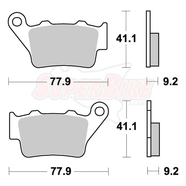 PASTIGLIE FRENI PAD SINTERED EXTREME RACING OFF ROAD