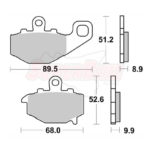 PASTIGLIE FRENI ENTRY LEVEL SEMI METALLIC