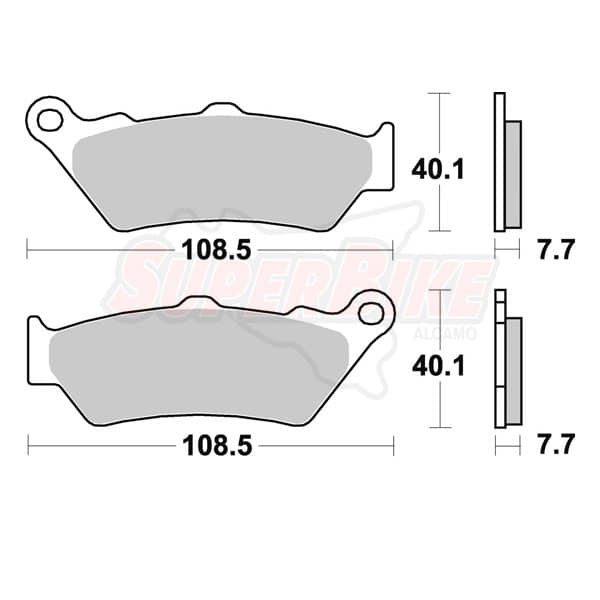 PASTIGLIE FRENI ENTRY LEVEL SEMI METALLIC