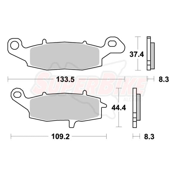 PASTIGLIE FRENI ENTRY LEVEL SEMI METALLIC