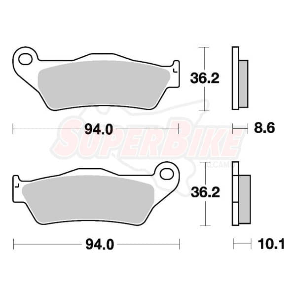 PASTIGLIE FRENI ENTRY LEVEL SEMI METALLIC