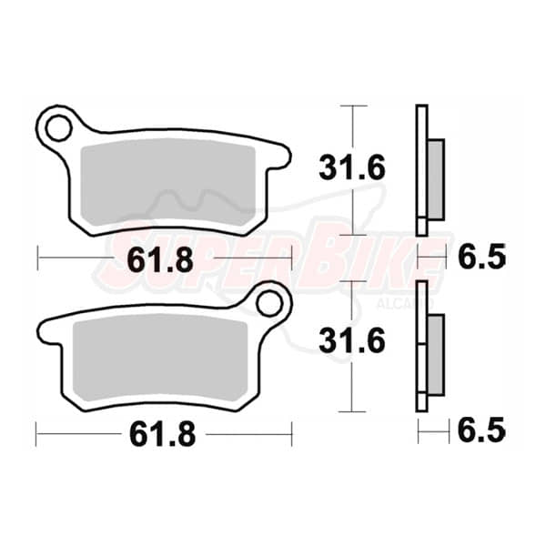 PASTIGLIE FRENI PAD SINTERED LARGE RANGE