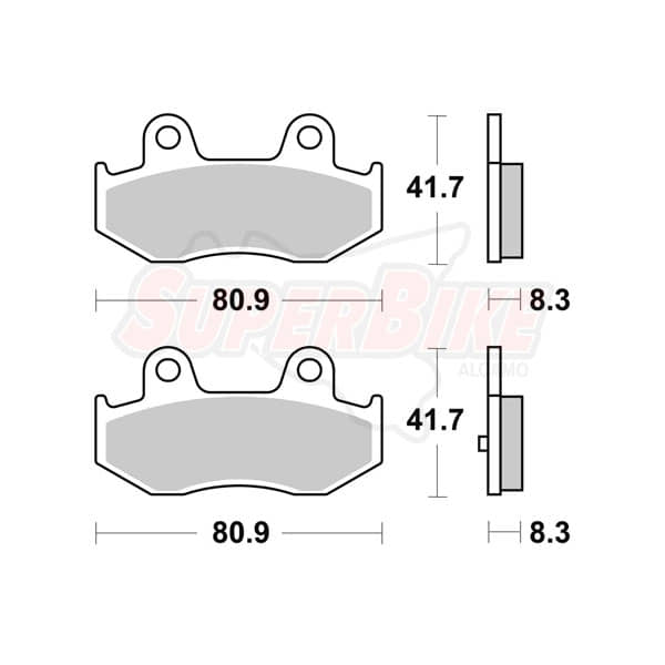 PASTIGLIE FRENI ENTRY LEVEL SEMI METALLIC