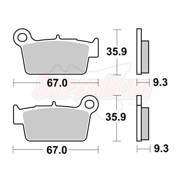 PASTIGLIE FRENI ENTRY LEVEL SEMI METALLIC - Clicca l'immagine per chiudere