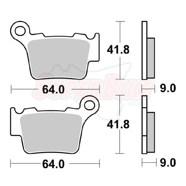 PASTIGLIE FRENI PAD SINTERED LARGE RANGE