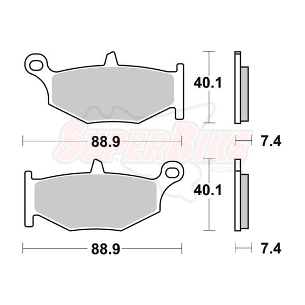 PASTIGLIE FRENI ENTRY LEVEL SEMI METALLIC