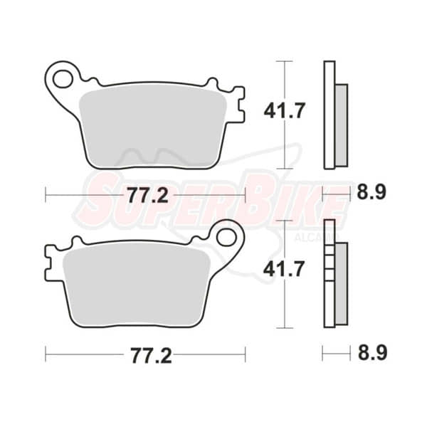 PASTIGLIE FRENI ENTRY LEVEL SEMI METALLIC