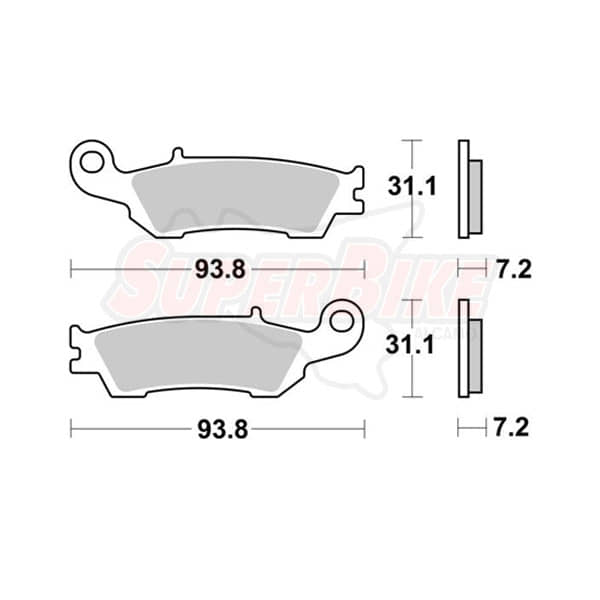 PASTIGLIE FRENI PAD SINTERED EXTREME RACING OFF ROAD