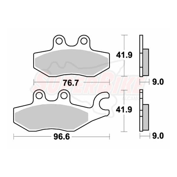 PASTIGLIE FRENI ENTRY LEVEL SEMI METALLIC - Clicca l'immagine per chiudere