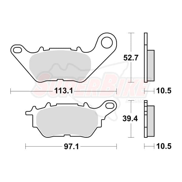 PASTIGLIE FRENI ENTRY LEVEL SEMI METALLIC