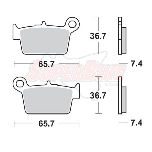 PASTIGLIE FRENI ENTRY LEVEL SEMI METALLIC - Clicca l'immagine per chiudere