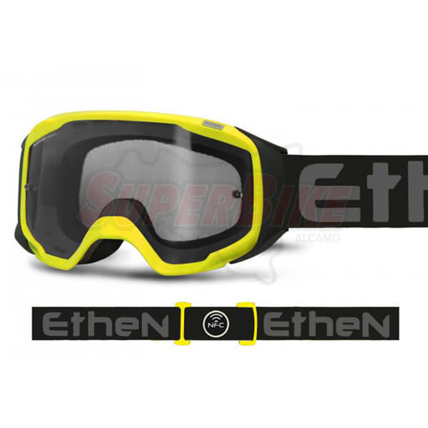 MASCHERA GP06 NERO GIALLO FLUO